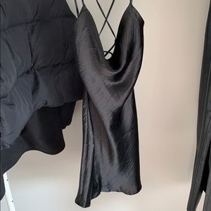 Cowl neck dress